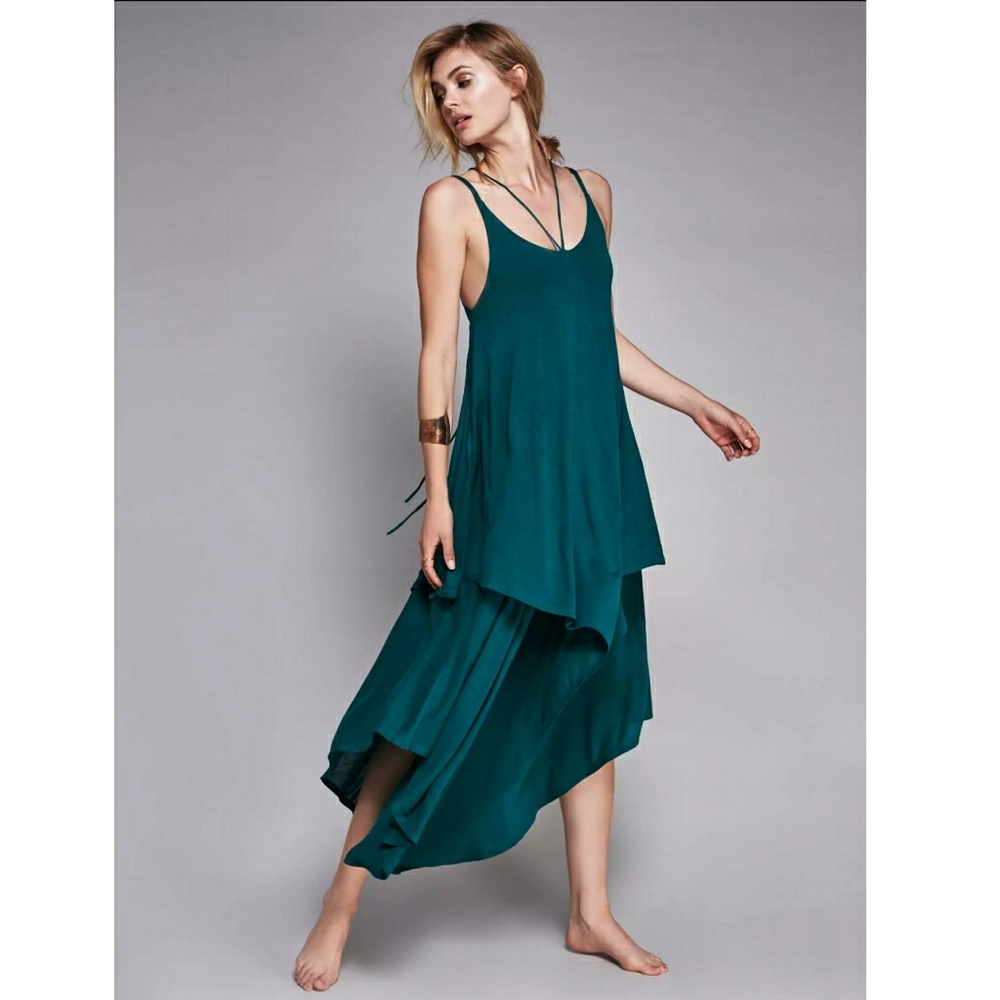 NWOT Keep the Tempo Maxi Dress
